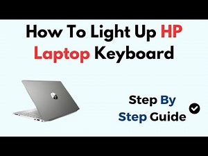 How To Light Up HP Laptop Keyboard Windows 11
