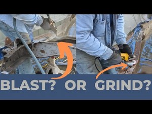 Truck Frame Rust Removal - Sandblast or Grind?
