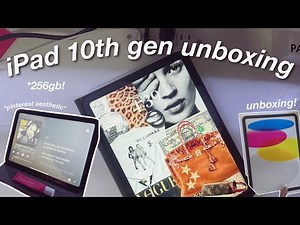 ⭐️ iPad 10th Gen Unboxing 2025 | What’s Inside + Aesthetic Setup!