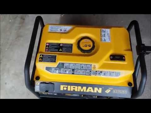 Firman Model P03608 4550 3650 Generator Review