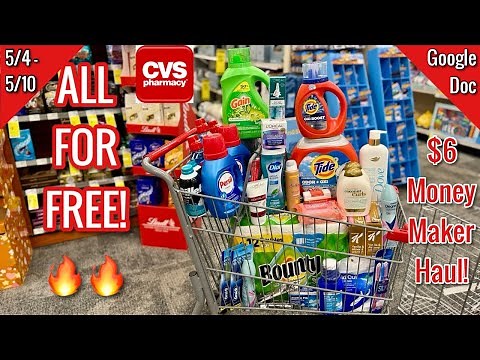 CVS Free & Cheap Coupon Deals & Haul |5/4 - 5/10| Stock UP! MONEY MAKER WEEK!🔥| Learn CVS Couponing