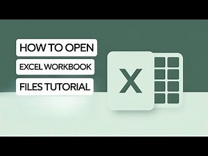 How To Open Excel Workbook Files [Tutorial]