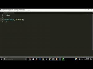 Date Function in php | Learn Php Step by Step