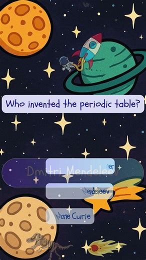 Who invented the periodic table? | Quiz Shorts