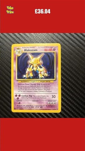 🌟 Rare Alakazam sold for £36.04 😳 #pokemon