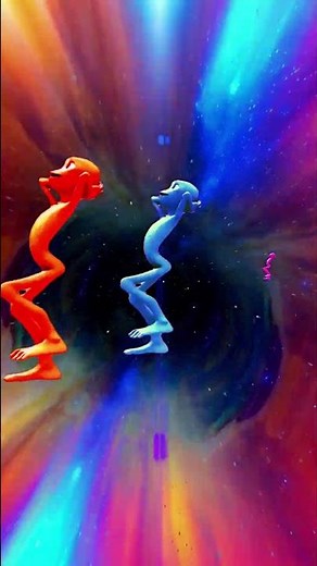 Dancing Aliens 👽 in Rainbow 🌈 Wormholes 🌀