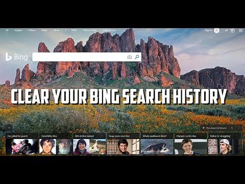 CLEAR SEARCH HISTORY ON BING