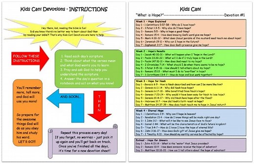 Printable Devotions for Kids (100% Free) Short Devotional Ideas for Children & Families