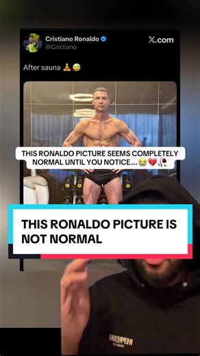 Ronaldo’s Impressive Abs After Sauna Session