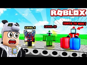 Santa Tv Man Aldım !! Toilet Tower Defense - Roblox