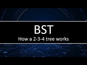 C++ Binary Search Tree - How to balance a BST using a 2-3-4 tree