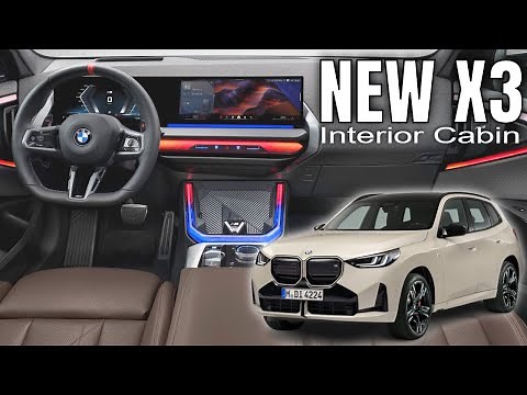 NEW 2025 BMW X3 Interior Cabin