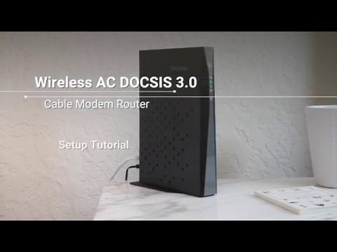 How to Set Up a Wireless AC DOCSIS 3.0 Cable Modem Router