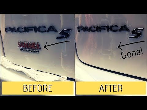 DIY How To Remove Dealership Badge / Decal From Your Car