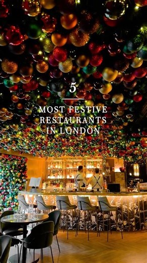 🇬🇧🎄5 most festive restaurants in London. #londonchristmas #londonrestaurants #londonfood