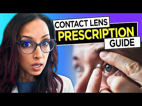 How to Read a Contact Lens Prescription