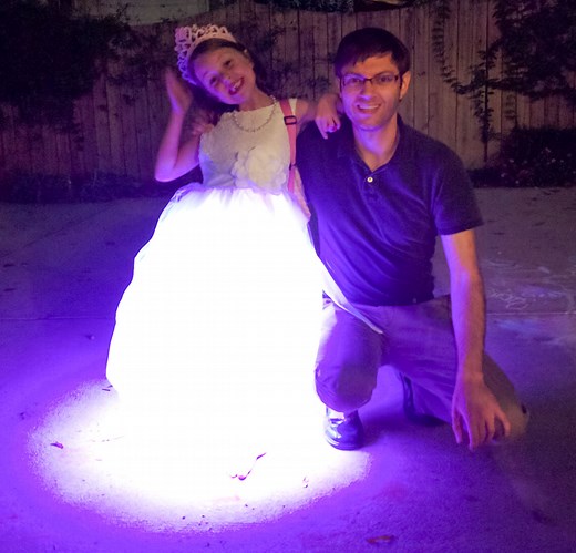 DIY Light-up LED Dress With Color Changing (RGB) LEDs