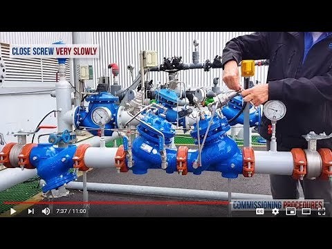Pressure Reducing Station With Excessive Pressure Shut-off Valve - Commissioning Procedure