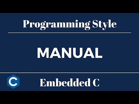 Embedded C Programming Style: Manual