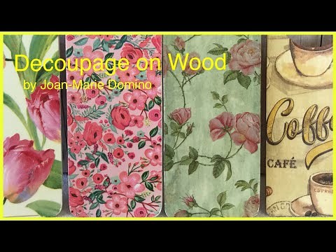 How to Decoupage on Wood using the EASY ‘iron-on’ method | For beginners! | Create beautiful decor!