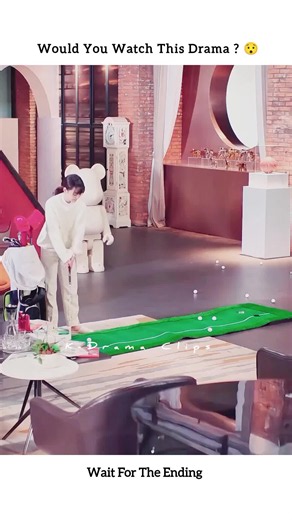 Hu Yixuan Golf Swing Practice | Cute Behind-The-Scenes...#shorts #viral #kdramalovers