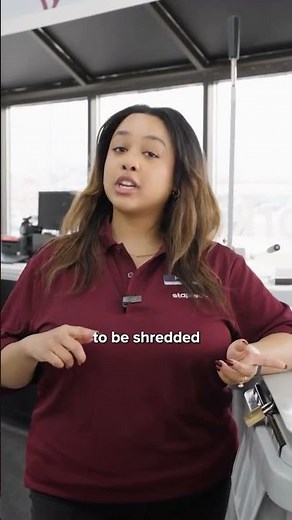 Staples Print secure shredding services! 🗑️✂️