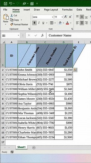 Make Your Excel Headers Look Professional in Seconds!