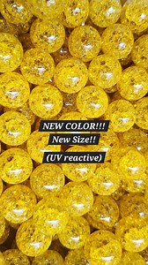 10 - 17 to 18mm Cracked Marbles, Fried Marbles, "bright Yellow" UV Reactive Marbles, Old Fashion Marbles, Glass Project Marbles, 10pcs/ordr - Etsy