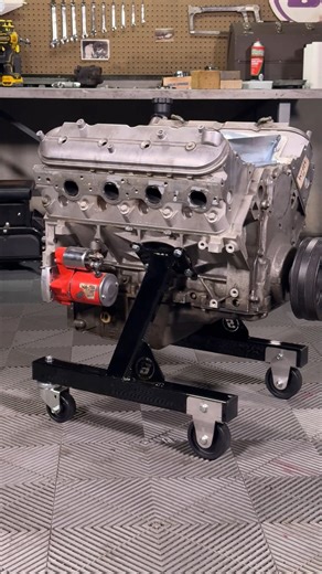 14K views · 183 reactions | BlockDock™ Rolling Engine Cradles have you covered for when you’re not putting your engine on the stand. #enginestand #engineswap #lsswap #mechanictips #v8swap | Speedway Motors | Facebook