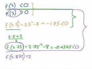 How to perform Interval Bisections - Numerical Methods - Finding Approximations