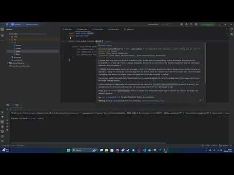 Explaining a gui I made in Java to a friend who doesn't code
