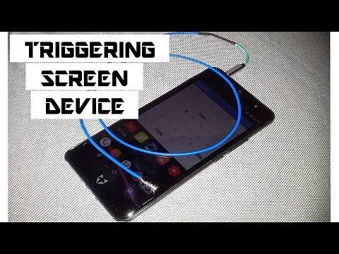 Triggering a Capacitive Touch Screen, WITHOUT FINGERS