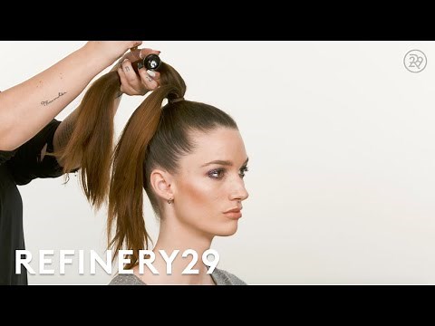 5 Quick & Easy Updos Tutorial | Short Cuts | Refinery29