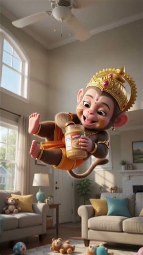 mini hanuman..😱 #youtubeshorts