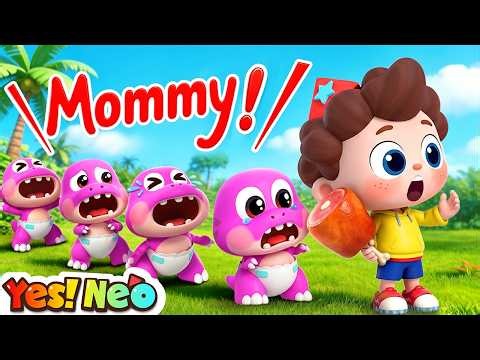 Ten Little Dinosaurs Song | Count & Learn with Dinosaurs | Preschool Songs | Yes! Neo