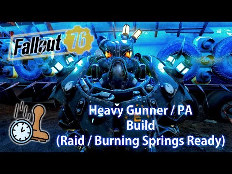 Heavy Gunner Build 2025 (Burning Springs/Raid Ready) - Fallout 76