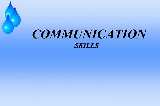 COMMUNICATION SKILLS - SlideServe