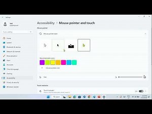 Change Mouse Pointer Size Windows 11