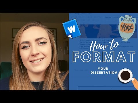 How to Format your Dissertation