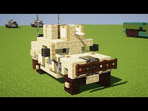 Minecraft Humvee HMMWV Tutorial