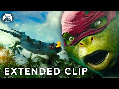 Teenage Mutant Ninja Turtles: Out of the Shadows | "Airplane Jump" Clip | Paramount Movies