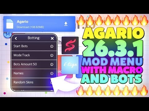 AGARIO MOD MENU 26.3.1 | AGARIO MACRO AND ZOOM TUTORIAL IOS | AGARIO MACRO MOD 2026 (AGARIO MOBILE)