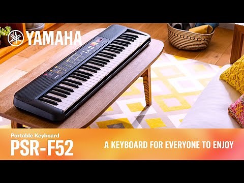 Yamaha Portable Keyboard PSR-F52