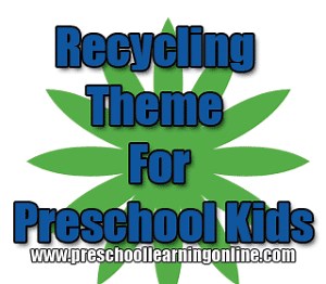 Recycling Activity For Preschoolers to Reduce Reuse