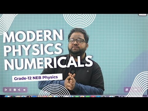 Electrons| Numerical| Modern Physics | NEB Grade 12