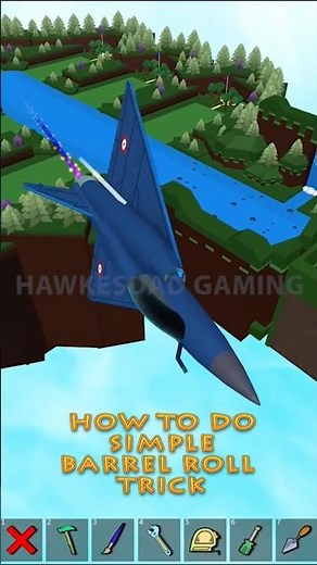 Roblox Build a Boat for Treasure Tutorial How to do Barrel Roll Trick by HawkesDad #roblox #babft