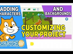 5 - Add Characters & Backgrounds to Your #scratchjr Story 🎬#onlinecodingforkids #childdevelopment