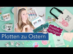 5 DIYs: Plotten für Ostern mit dem Cricut Joy | KOSTENLOSE VORLAGEN!
