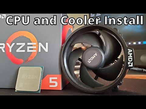 How to install a Ryzen CPU and its Wraith Stealth Cooler | AM4 socket | AMD