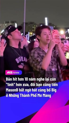 MasonB bất ngờ hát cùng bố Big ở NTPMM | MZ NEWS #mznews #mznetwork #odaycosao